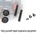 Pikkukuva 8 / 8: Metallinen etupuskuri Land Rover Defender SCX10 D90 D110 1/10 RC Automalli Lelutarvikkeetmusta