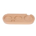 Miniatyrbillede 3 af 8: Kaffe Tamper Holder Multifunktion 4 Slots Træ Kaffe Filter Tamper Stativ til Kaffe Fremstilling L: Anvendelig 58mm/2.28in