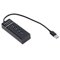 Pikkukuva 6 / 8: Usb-portin laajennin 4-porttinen USB3.0-datansiirto 5 Gbps nopea nopeus Ultraohut vakaa USB-keskitin