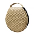 Miniatyrbillede 5 af 5: Bærbar CD Wallet Case Organizer PU 20 Kapacitet Forebyg Rids Beige