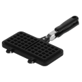 Miniatyrbilde 7 av 8: Husholdningsvaffelpannekakeformform dobbeltsidig nonstick-vaffelstekeform