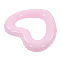 Miniatyrbilde 2 av 8: Hjerteformet svømmebøye 45 cm tykk rivebestandig PVC-material oppblåsbar bassengflytering for bassengfest strender rosa