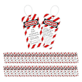 Miniatyrbild 1 av 5: Lockout Tagout-taggar, 7,6 x 14,6 cm, 40 \"Fara - Får Ej Användas\"-taggar med 40 buntband, riv- och vattenresistenta taggar