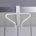 Miniatyrbild 3 av 4: Under Cabinet Vinglashållare Set för 3 Glas Köksbar Förvaring Vit 1-pack