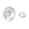 Miniatyrbild 5 av 8: Tygkristallinlägg Rapid Nitar 12mm Spots Studs Cap för DIY Läderhantverksdekoration (guld)