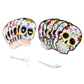 Pikkukuva 3 / 8: 12kpl Day of the Dead -naamio kuminauhalla Houkutteleva Halloween-naamio Halloween-juhliin