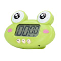 Miniatyrbillede 2 af 8: Tegneserie Digital Timer ABS Bærbar Letvægts Nem at Bruge Sød Tegneserie Timer til Køkken Madlavning Grøn Frø