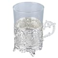 Miniatyrbild 8 av 8: Ölmugg i legerat glas Matal ölkopp Samlarmugg Dekorativ whiskymugg ​​Dricksmugg för fars dag julfödelsedag Silver (Q18149)