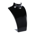 Miniatyrbillede 2 af 8: Halskæde Ørering Holder Mannequin Hoved Bust Stand Model Shop Smykker Display Stativ (Sort)