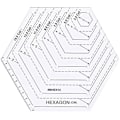 Miniatyrbild 5 av 5: 4 Stycken Transparent Sy-linjal, DIY Sy-linjal, Quilting Mallar Linjal, Quilting Linjal, Exakt Skala och Tydlig Text, för DIY Sömnadshantverk