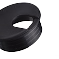 Miniatyrbilde 5 av 5: 6-delt sett med 45 mm svarte skrivebordshylser i plast for ledningshåndtering