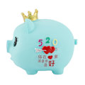 Miniatyrbild 5 av 8: 1st Mjuk tecknad Piggy Pengar Sparlåda Myntsparbank Barnpresent (Blå)
