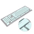 Miniatyrbillede 8 af 8: ABS Keycaps 108 taster dobbelt lag to farve lys transmission Keycap til 61 87 104 108 taster mekanisk tastatur blå