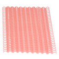 Miniatyrbillede 2 af 8: 10 stk. Binderyg 30 huller 12 mm diameter DIY klippbar plast A4 Wire Binding Spines til skolekontor lyserød