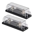 Miniatyrbild 5 av 8: 2PCS 200A 48V Säkringshållare med 4PCS Terminaler 4 PCS Krympslangar för Bil Ljud Lastbil RV Båt