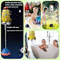 Miniatyrbillede 3 af 5: Archirocket - Archi Raket Affyrer, 2024 Sommer Vandraket Sprinkler Børnelegetøj - CNJR Space Rocket 3m vandslange