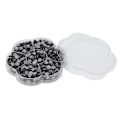 Miniatyrbillede 7 af 8: 1000 stk. skinnende, transparente dekorative rhinestones til neglekunst til piger og kvinder JM201 sort
