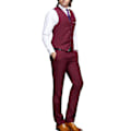 Pikkukuva 2 / 3: Miesten Slim Fit V-kaula-liivi, L, Punainen