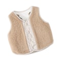 Miniatyrbillede 2 af 8: Børne Fuzzy Vest Dobbeltsidet Stil Vest Fashion All Matched Vinter Vest Jakke 120cm/47.2in