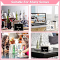 Miniatyrbilde 4 av 5: Triangle Gold Plasskort Holder - Elegant Bordnummer Stativ for Bryllup, Fest, Babyshower (Pakke med 60)