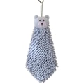 Miniatyrbillede 5 af 5: 3 stk. Chenille Håndklæder - Små Håndklæder med Hængeløkke, Super Bløde Chenille Kugle Håndklæder, Tykt Mikrofiber Håndklæde til Køkken og Badeværelse