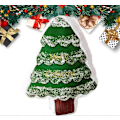 Miniatyrbilde 3 av 4: Juletrepute - Merry Christmas Fylte Puter(C)