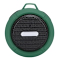 Miniatyrbild 4 av 8: C6 Bluetooth-högtalare med sugkopp karbinhake vattentät mini-subwoofer för utomhussporter Grön