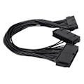 Miniatyrbillede 4 af 8: Dual PSU-adapter 24pin slidstærk fint håndværk lille volumen dual strømforsyning adapter