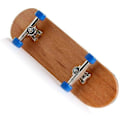 Miniatyrbillede 2 af 5: Blå Mini Træ Finger Skateboard Komplett med Blød Pad og Kuglelejer Hjul Maple Fingerboard Samling Kræves Sjov Legetøj til Børn