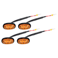 Miniatyrbillede 8 af 8: 4 stk. bilens frontgitterlampe med 4‑LED gult lys udskiftning til Ford F150 F250 F350 2017‑2019