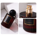 Miniatyrbilde 4 av 6: Dame Light Frangrance Parfyme Varig Aluminiumsmunnstykke Friskhet Aroma Parfyme Svart 50ml