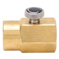 Miniatyrbillede 4 af 8: CO2-cylinderpatronadapter til husholdningssodavandsflaske i messing med påfyldningsadapter med pakningsringe