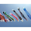 Miniatyrbild 3 av 4: 4 Stycken 150cm Japansk Vindsocka Karp Flagga Koi Nobori Segelfisk