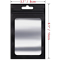 Miniatyrbillede 2 af 5: 200 Sorte 8 X 13cm Aluminiumsplastikposer