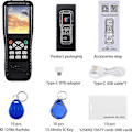 Miniatyrbild 5 av 5: NFC RFID Kortkopierare Läsare Skrivare, NFC Smart Kortläsare Skrivare RFID Kopierare, Engelsk Version ICopy X100 NFC ID IC Läsare