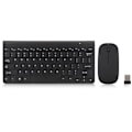 Miniatyrbillede 1 af 8: Tastatur Mus Combo Sort 78 Taster 2.4G Trådløs Ergonomisk Ultratynd Mus Mute Taster Tastatur og mus