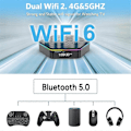 Pikkukuva 1 / 5: T95Z Plus Android 12 TV-boksi mediasoitin Android-boksi 2GB+16GB, EU-pistoke
