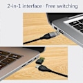 Miniatyrbillede 4 af 5: Type-c+usb Til Hdmi-kompatibelt Adapterkabel Til Mobiltelefoner Tablets Android