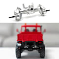 Miniatyrbillede 4 af 5: For- og bagaksel sæt til FMS 1/24 FCX24 Xiaoqi K5 RC, Sølv