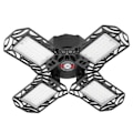 Miniatyrbilde 3 av 8: 80W 96LED Gruvelampe E27/E26 Base 4 Blad Deformerbar Industriell Takvifte Garasjelys 85‑265V