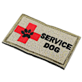 Miniatyrbillede 4 af 5: 8 x SERVICEHUND Broderi Mærke Sy-på Armbånd Applikation Badge Udendørs--