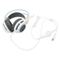 Miniatyrbilde 8 av 8: Gaming Headset Virtuell 7.1 Surround Sound LED-belysning In Line-kontroller USB Gaming-hodetelefon med støydempende mikrofon