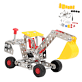 Miniatyrbillede 2 af 8: DIY Samlesæt Byggeklodser Metal Ingeniørbil Børn Læringslegetøj Model865