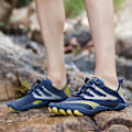 Miniatyrbild 2 av 4: Barfota Trail Running Strandsko för Män SvartVit