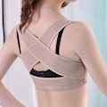 Miniatyrbillede 1 af 5: Holdningskorrigerende Støttebælte til Kvinder - Bryst- & Skulderstøtte Shapewear Sort L