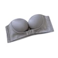 Miniatyrbilde 1 av 4: Front Buckle Seamless Backless Push Up BH - Anti-slip 32 70ab Grå