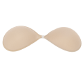 Miniatyrbild 3 av 8: Axelbandslös självhäftande BH Rygglös Push Up One Piece 3/4 kopp Deep V Seamless Silikon BH för Bröllopsklänning B