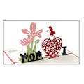 Pikkukuva 3 / 3: Pop Up Äitienpäiväkortti, Syntymäpäivä 3D Onnittelukortti C