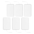 Miniatyrbilde 2 av 8: 6 stk Gjenbrukbare Tens Pads Ikke-irriterende erstatningselektrodelapper for elektroterapi