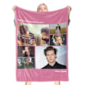Pikkukuva 1 / 5: Koristeellinen viltti Julkkis Valokuva Tulostettu Polyester Viltti Kotiin Sohva 80x100cm / 31.5x39.4in